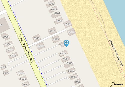 Krosnest | Oceanfront | Private Pool, Hot Tub | Nags Head map location