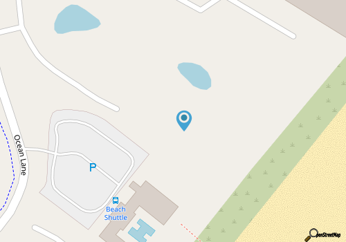 Stunningly remodeled 3rd floor villa with ocean views map location