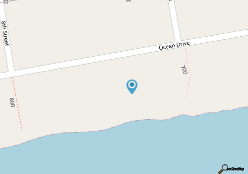 New Oceanfront 4BR, 4.5B home with stunning views and spacious decks map location