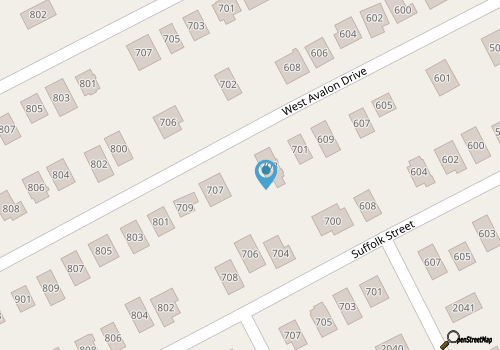 Avalon Tides: Pet-Friendly | Hot Tub | Tiki Bar map location