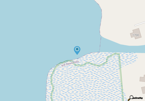 Splash of Seafoam: 3 Bedroom • Soundside MP7 • 0.8 mi to Beach, Kill Devil Hills map location