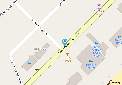 2 Coastal Getaways Close to Dining, Mini Golf, Indoor Pools, and Myrtle Beach map location