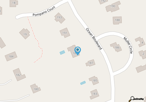 Semi Ocean Front Luxury Home, Pool, Spa, Game Room map location