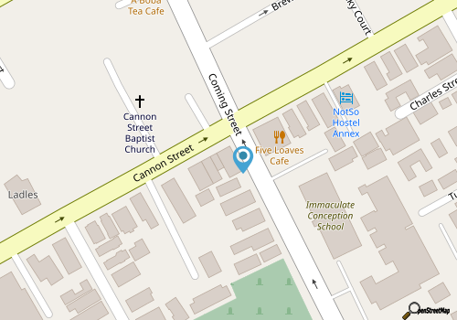 Downtown|2 Blocks to Bars & Restaurants map location