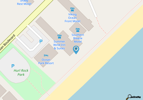 Stay at the top of the world with Penthouse level views!  3BR\\Bath Oceanfront map location