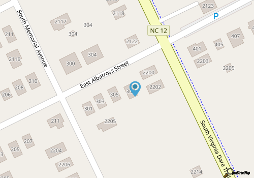 Great Family Location - Two Minute Walk to Beach Access - MP10 Nags Head 3BR 2BA map location