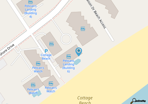 Oceanfront 3BR In Shore Drive- Pelicans Landing 402 map location