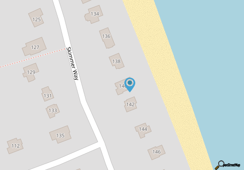 Sanderling home with amazing oceanfront views from top two floors map location