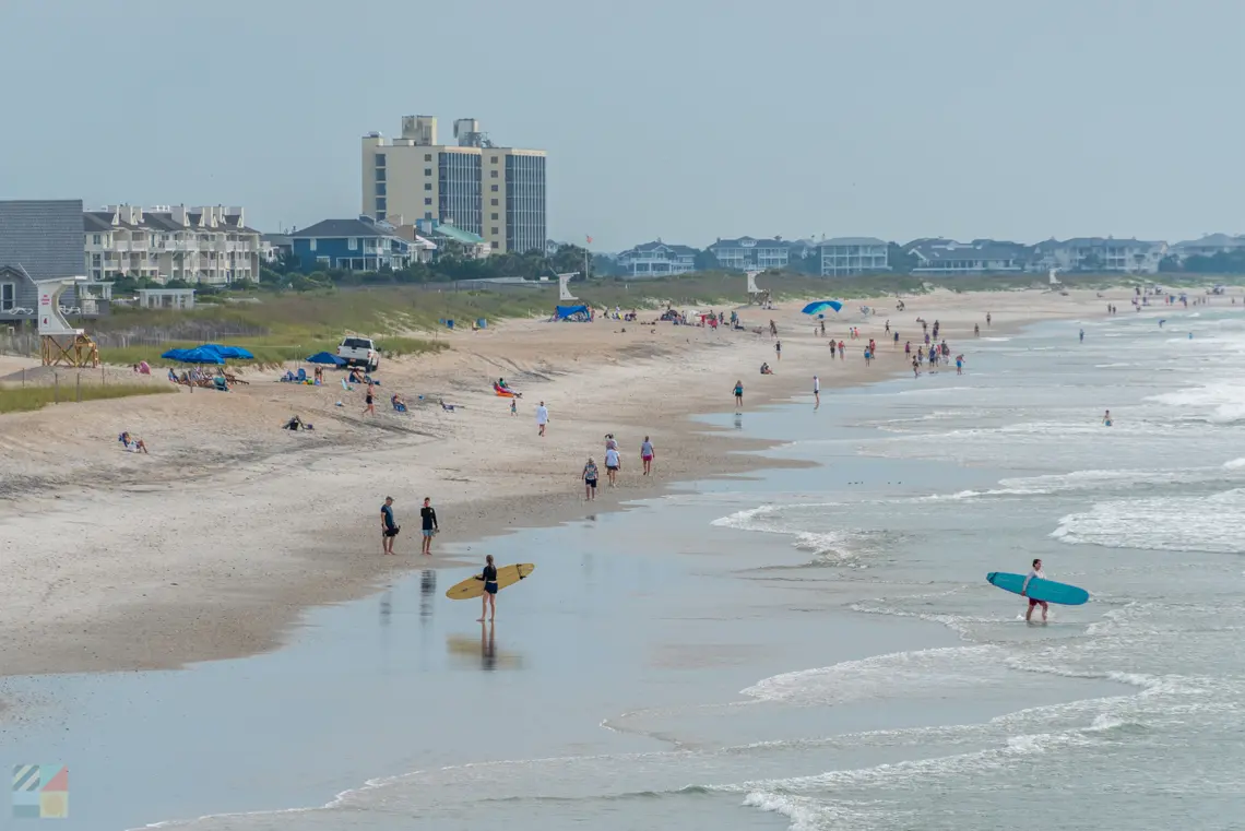 The view from Johnnie Mercer's Pier