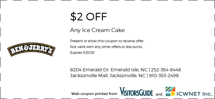 $2 OFF  Any Ice Cream Cake