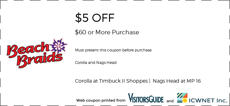 $5 OFF $60 or More Purchase