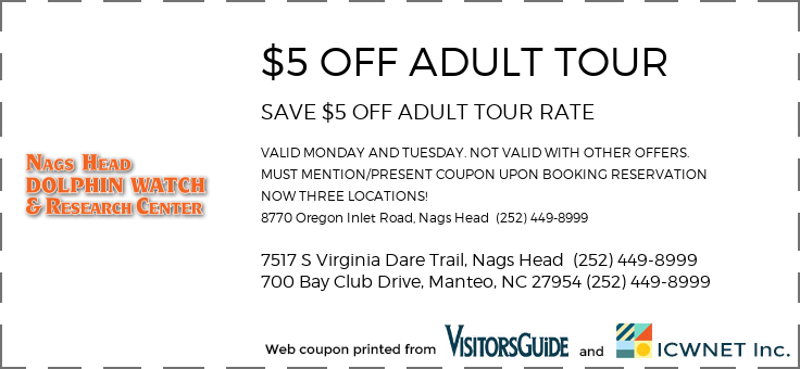 $5 OFF ADULT TOUR SAVE $5 OFF ADULT TOUR RATE