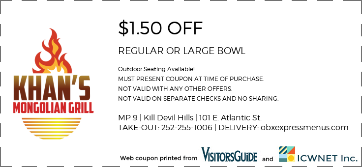 $1.50 OFF REGULAR OR LARGE BOWL
