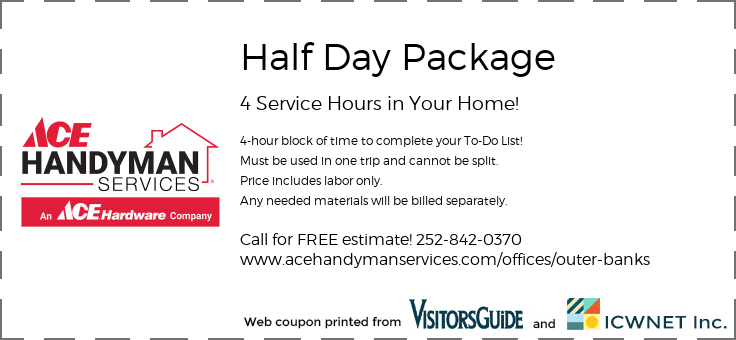 Half Day Package 4 Service Hours in Your Home!