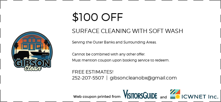$100 OFF SURFACE CLEANING WITH SOFT WASH
