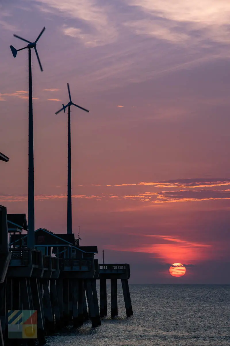 Jennettes Pier at sunrise