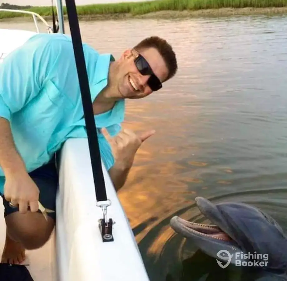 Family Shark Fishing & Dolphin Discoveries 2 charter image 6
