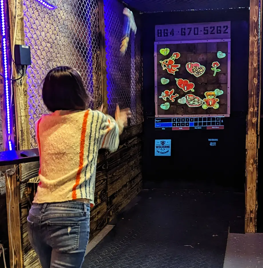 Virtual Targets One Hour Axe Throwing