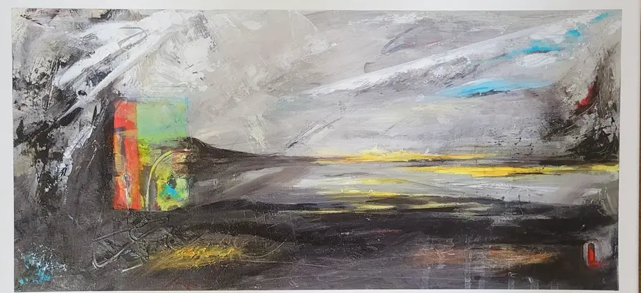 Abstract Expressionism  -  with Mixed Media