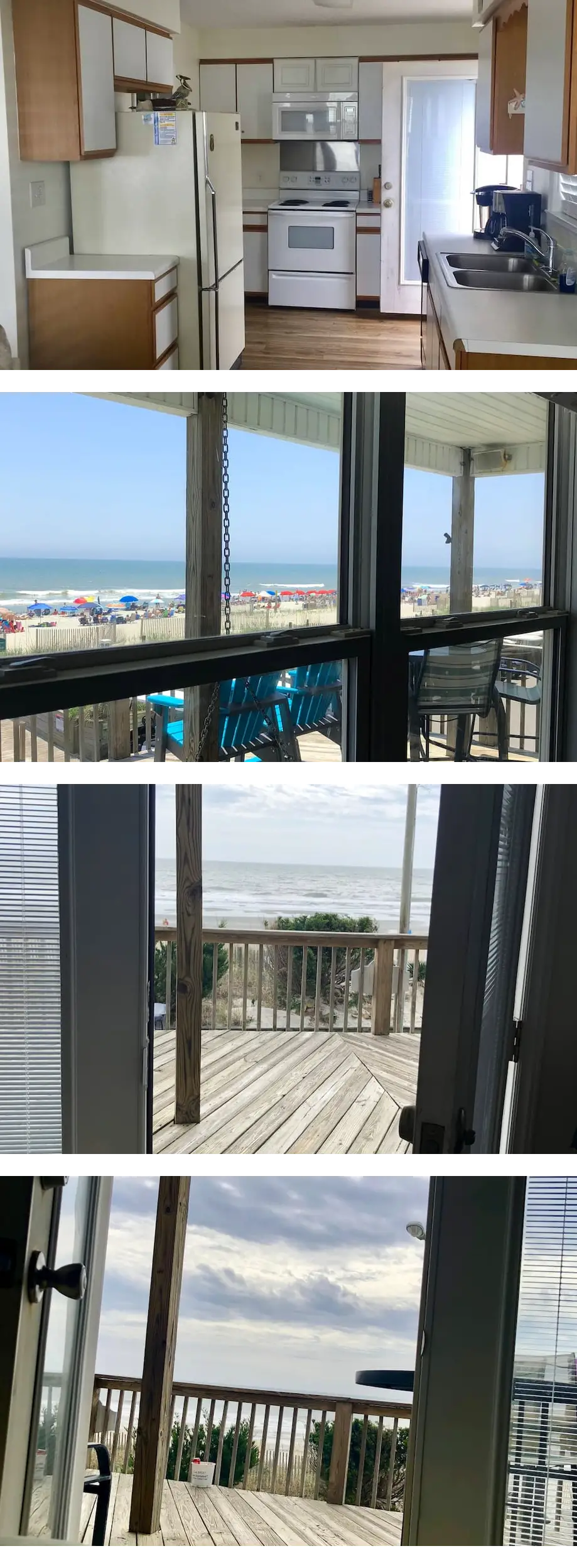 TRUE OCEANFRONT BEACH COTTAGE  4 bdrm sl...