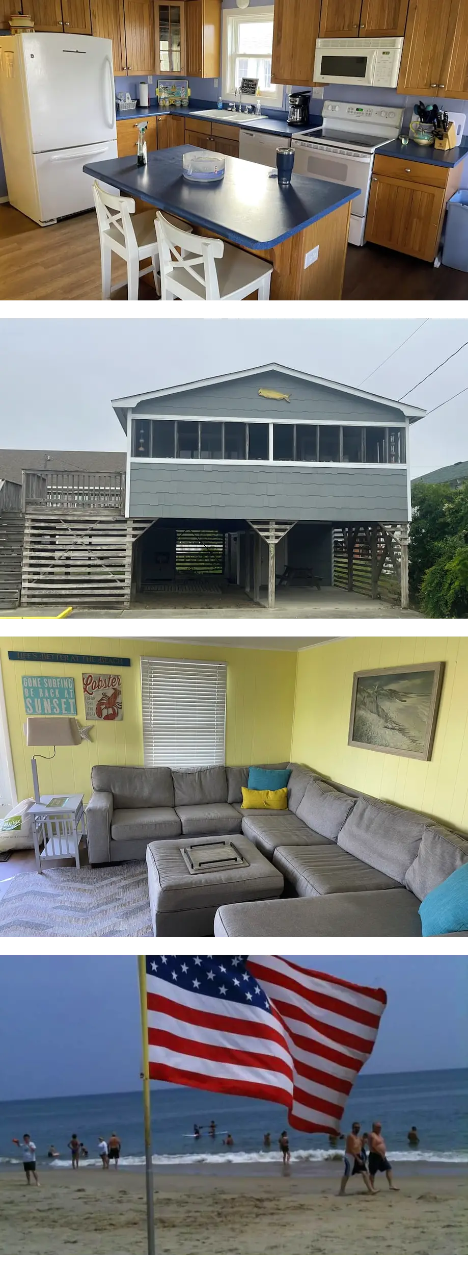 OBX Beach Cottage; Fri-Fri  1 Block off ...