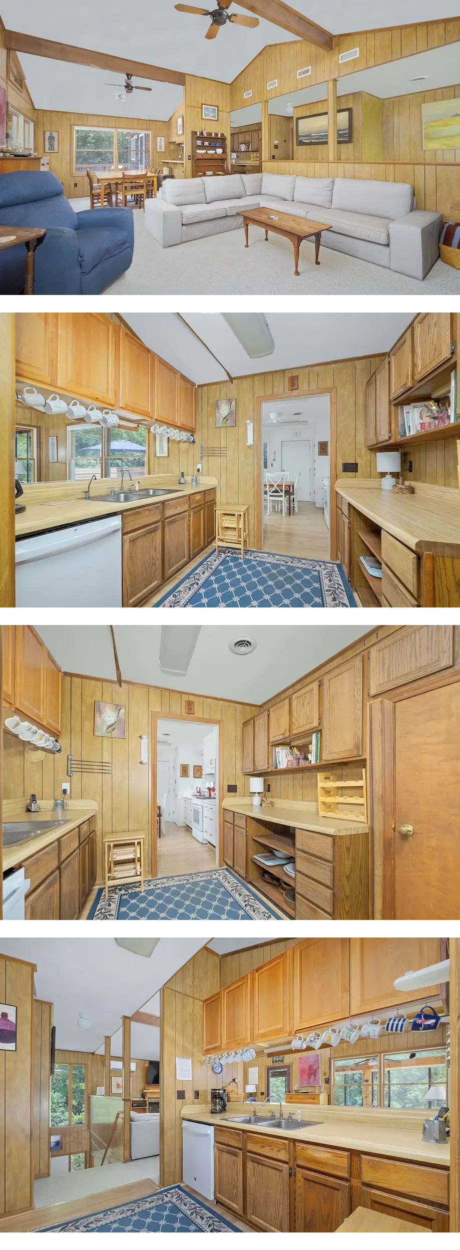 Southern Shores home with outdoor shower...