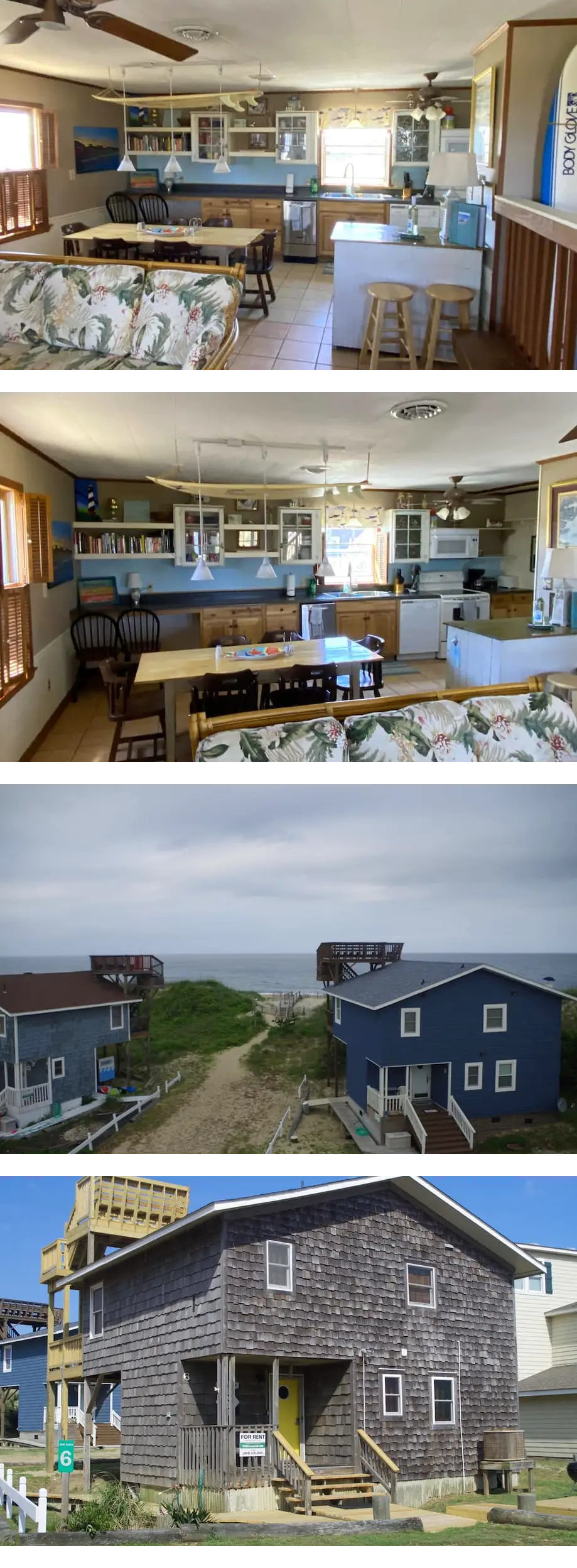 Semi-Oceanfront cottage, no streets to c...