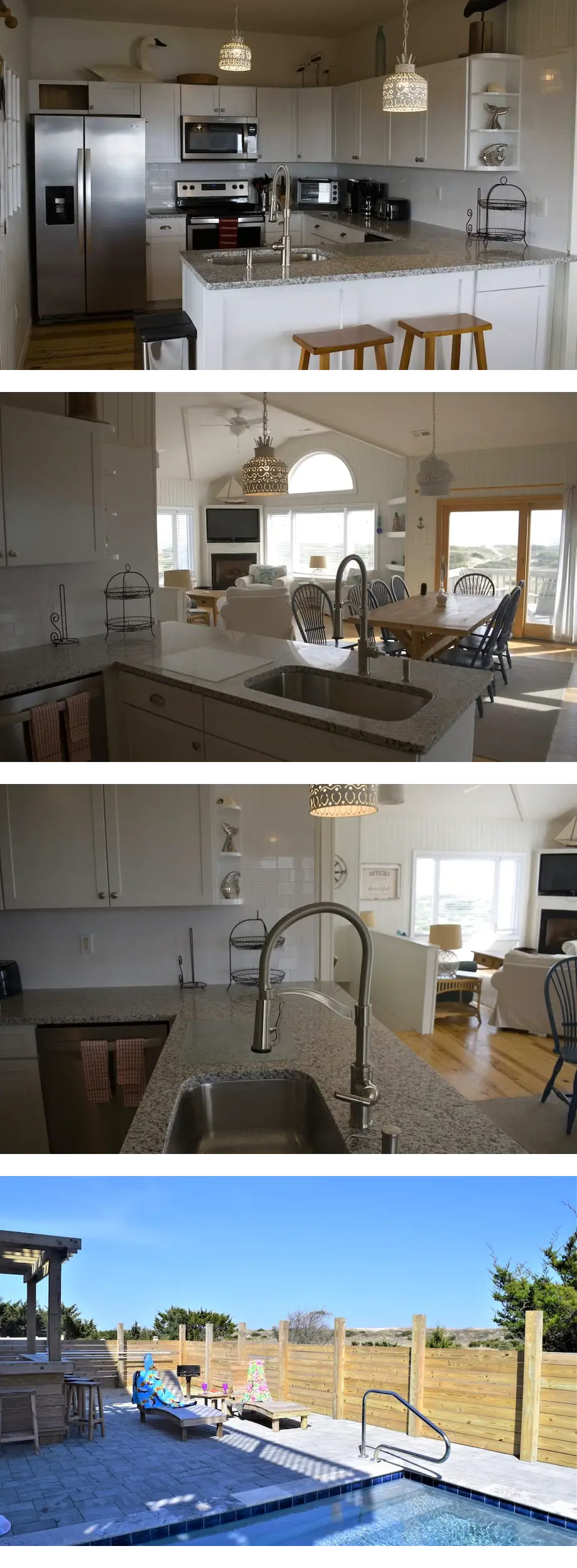 Oceanfront! Heated Pool! Wood Floors! Ga...