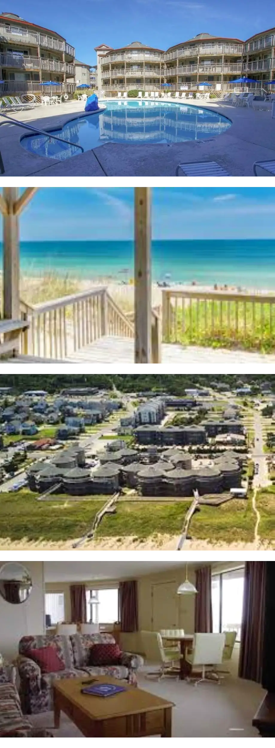 3 BR, 2 Bath Outer Banks Beach Club Time...