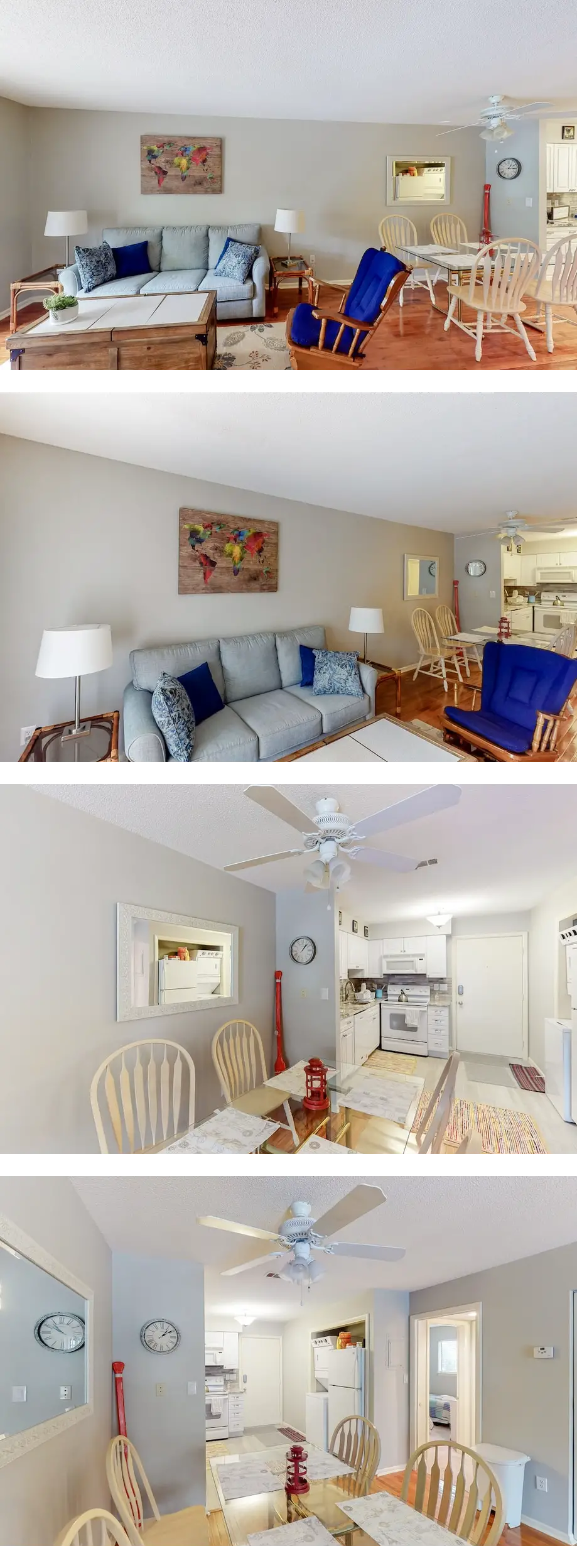Comfy home w/full kitchen/private balcon...