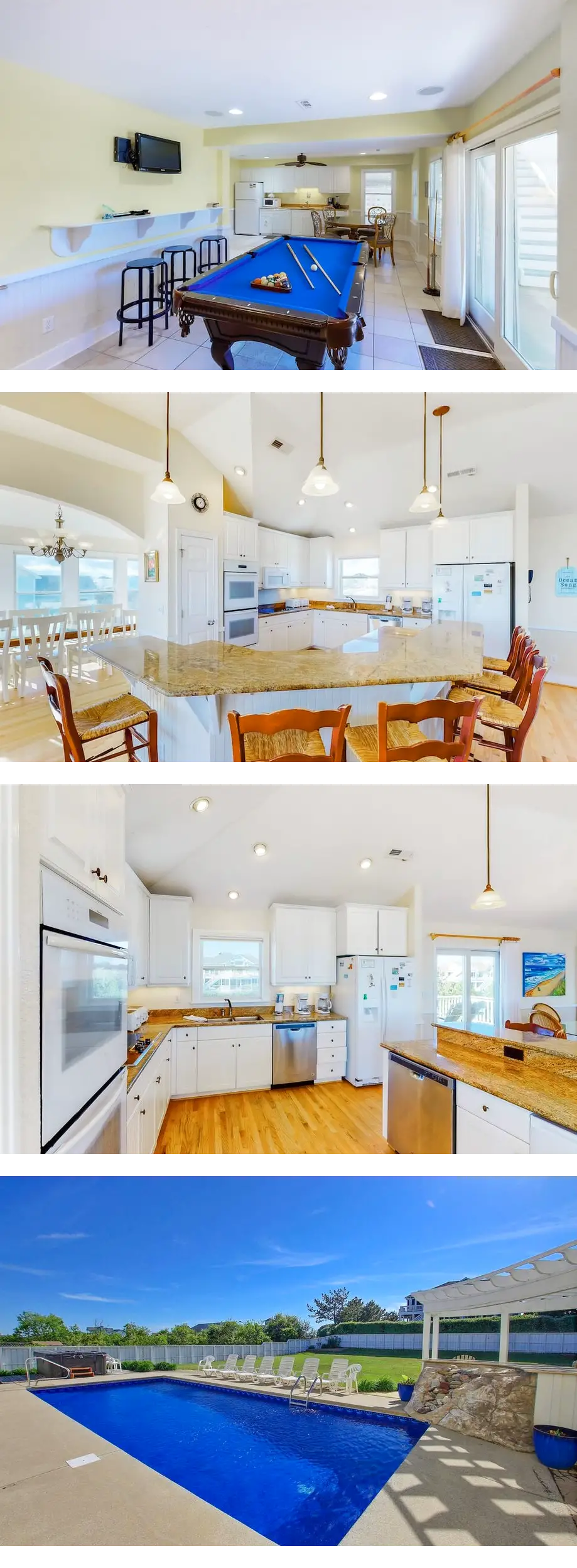Lively beach home with private heated po...