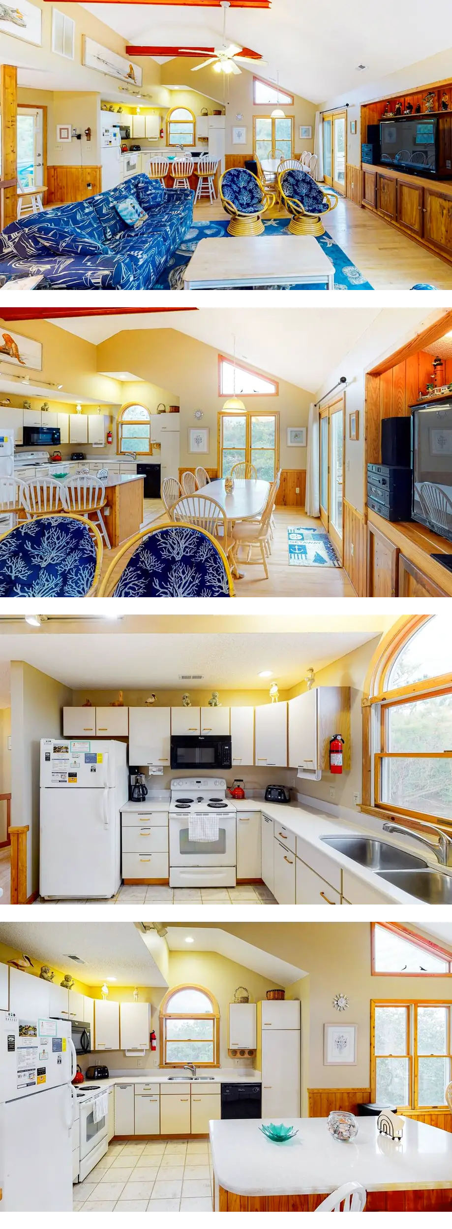 Ocean-side home with solar-heated pool &...