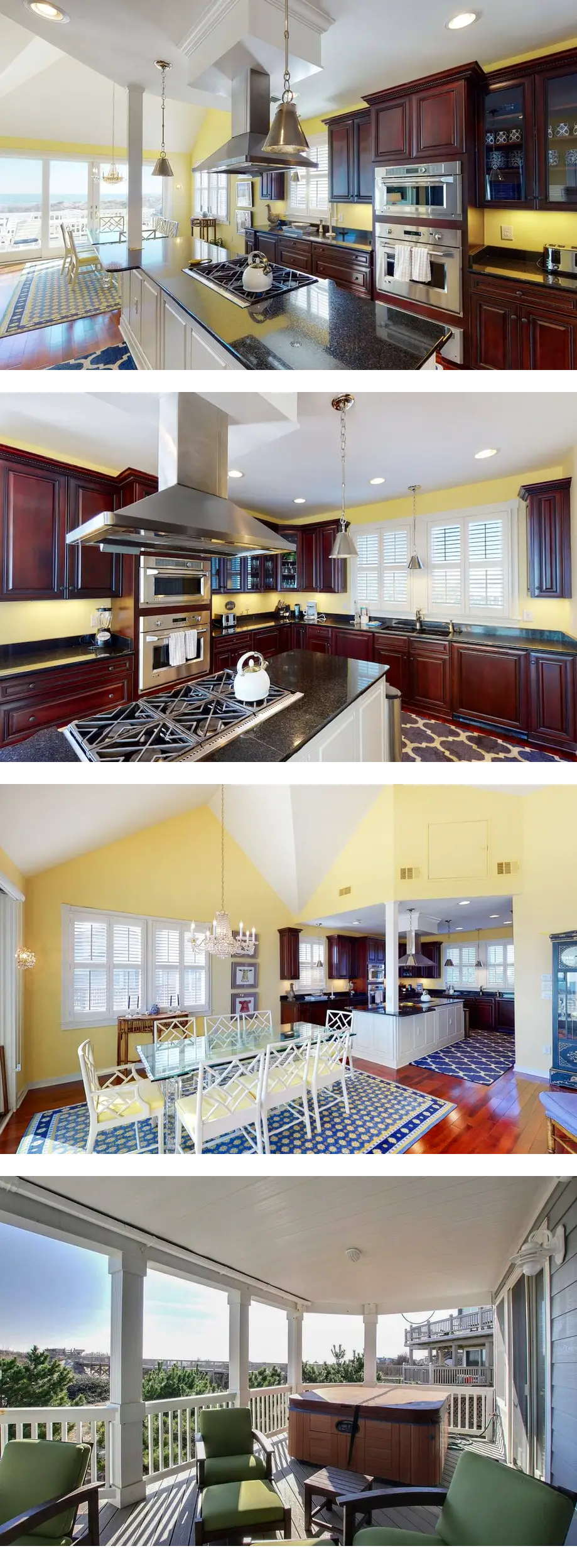Oceanfront condo with hot tub, rec room,...