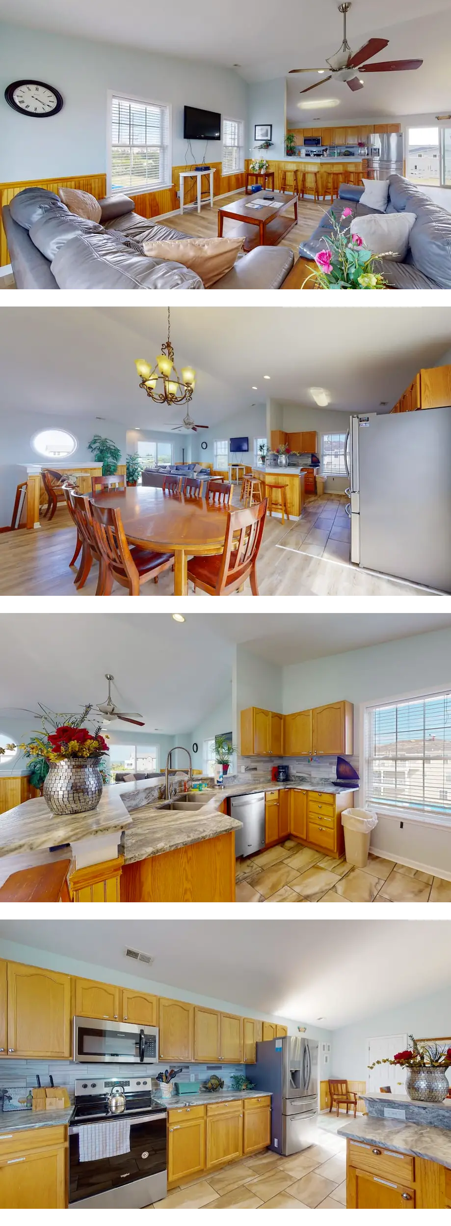 Renovated water-view house with private ...