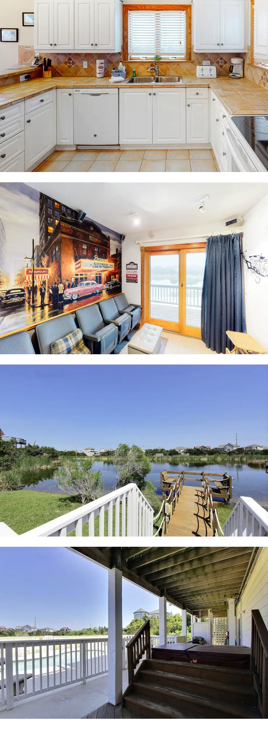 Waterfront home with private pool, hot t...