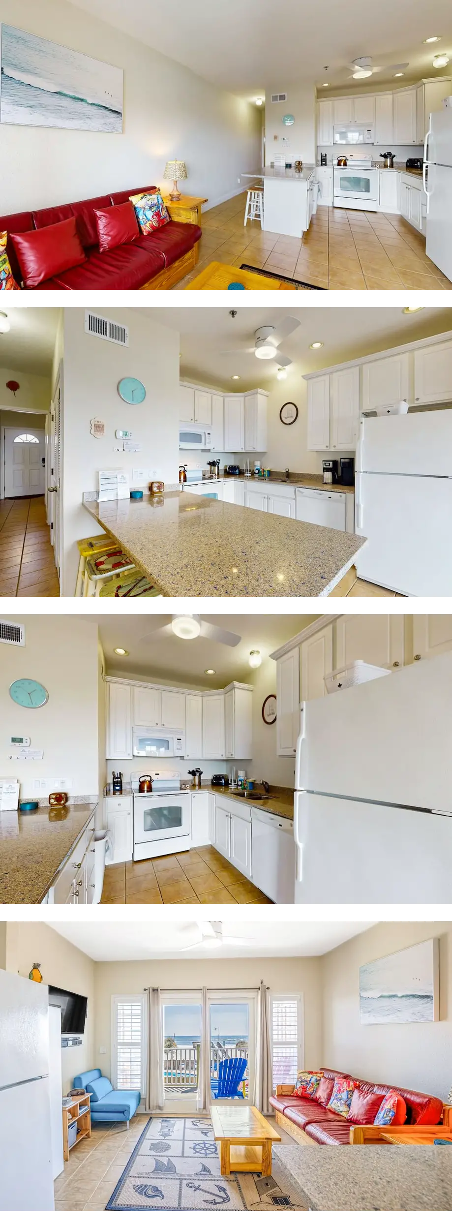 Second-floor oceanfront condo with ocean...