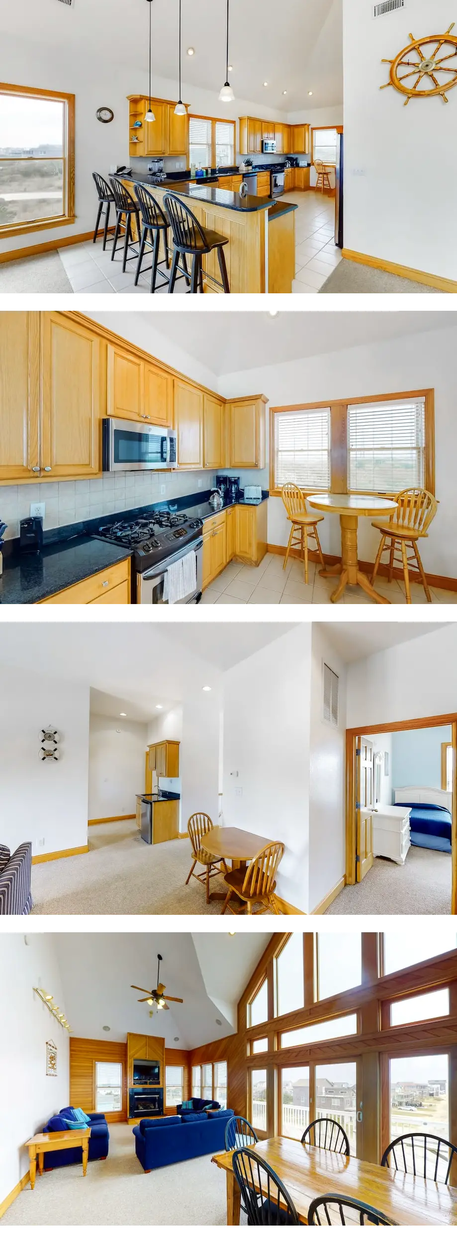 Ocean-view home with central AC, pool, &...
