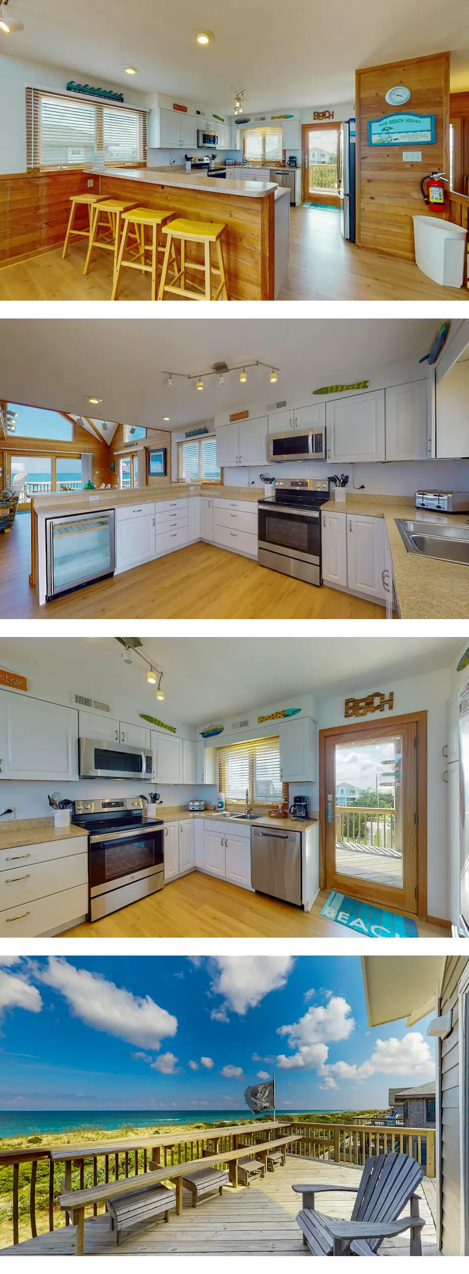 Oceanfront 4 bedroom house w/ AC, ocean ...