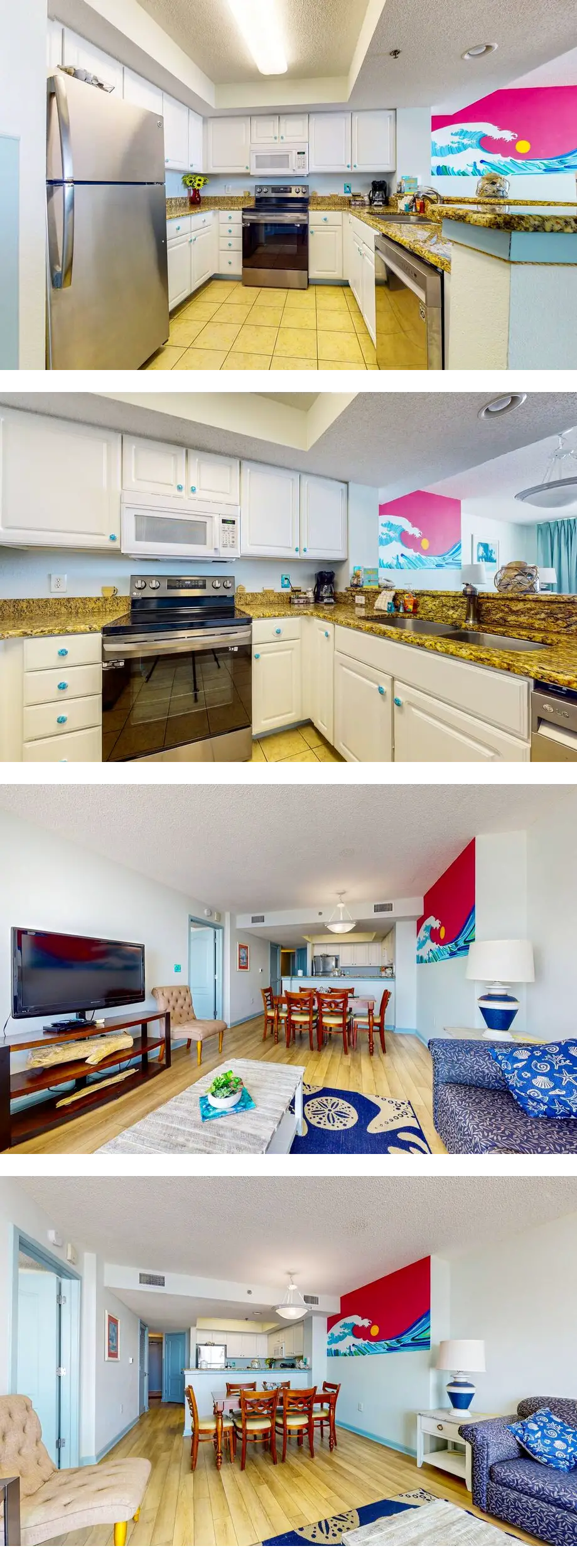 Oceanfront condo: 2bedroom with W/D, poo...