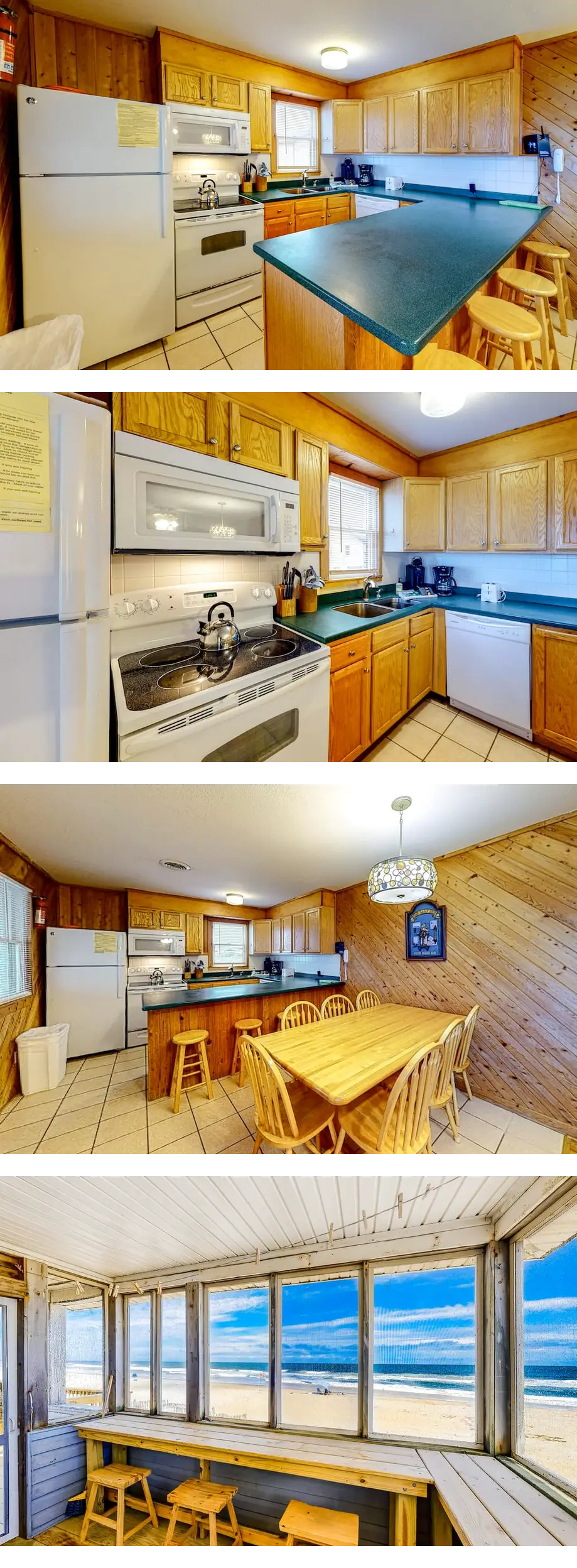 Dog-friendly beachfront house with deck,...