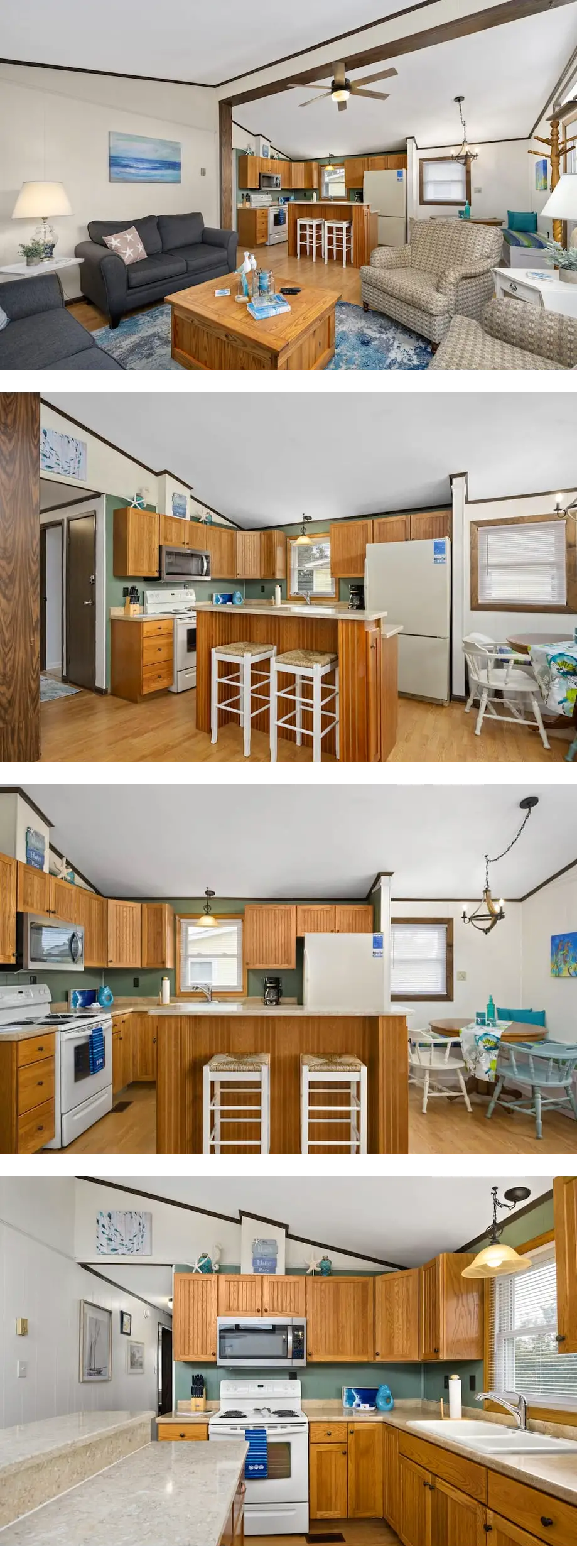Elevated home near the beach with deck, ...