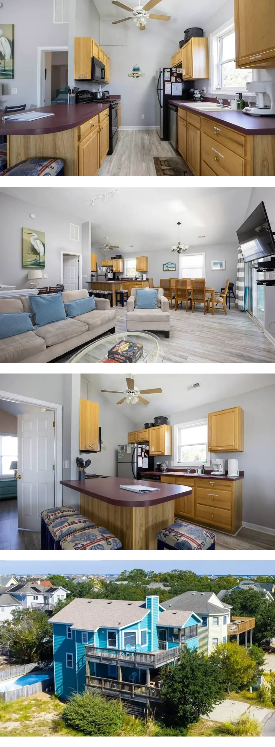 Short walk to Beach with Pool, Game Room...