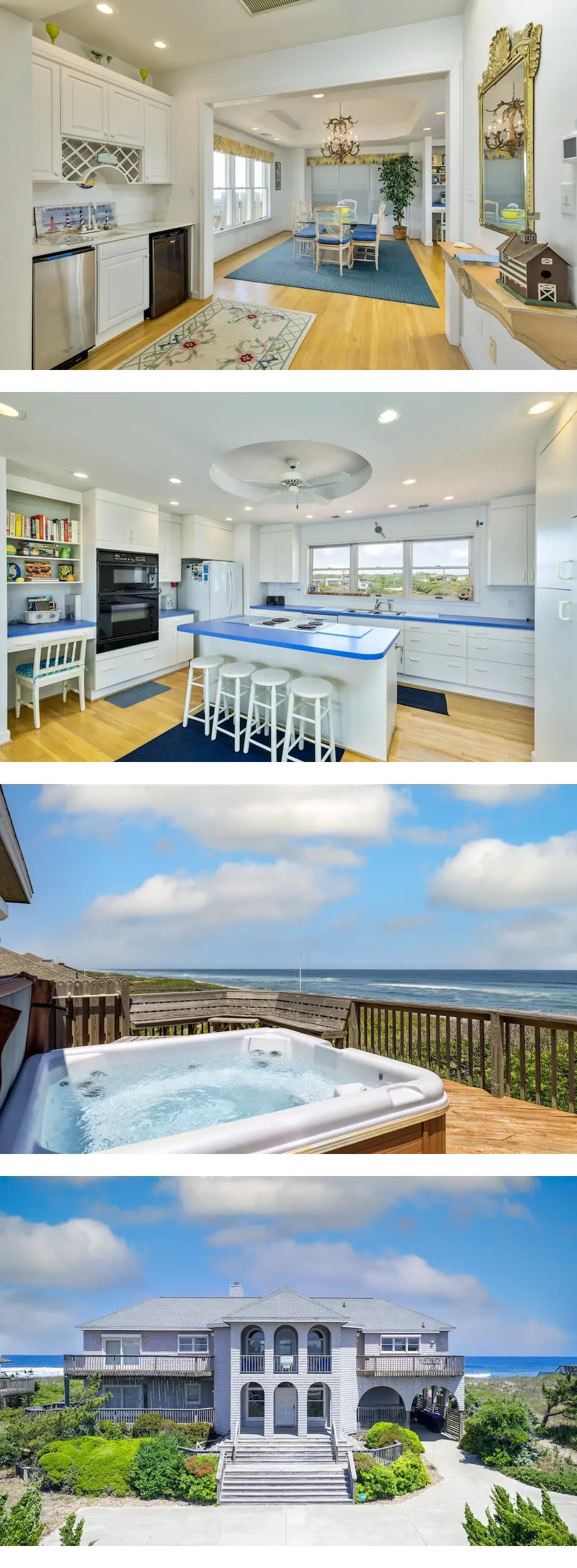 Spectacular Oceanfront home with hot tub...