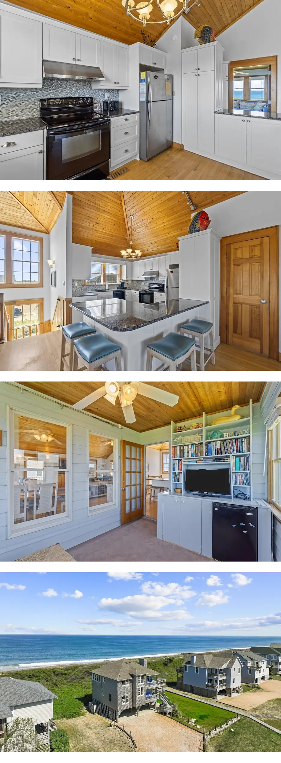 Duck spacious oceanfront rental minutes ...