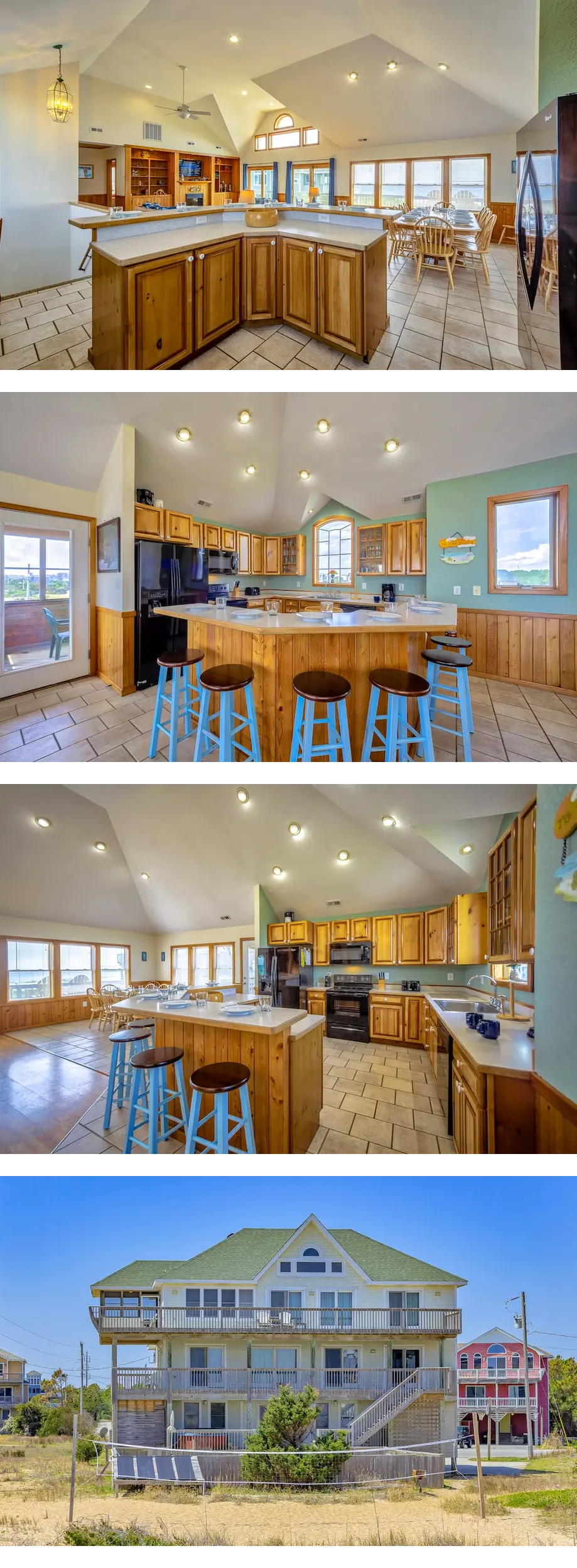 Oceanfront home with private theater, ho...