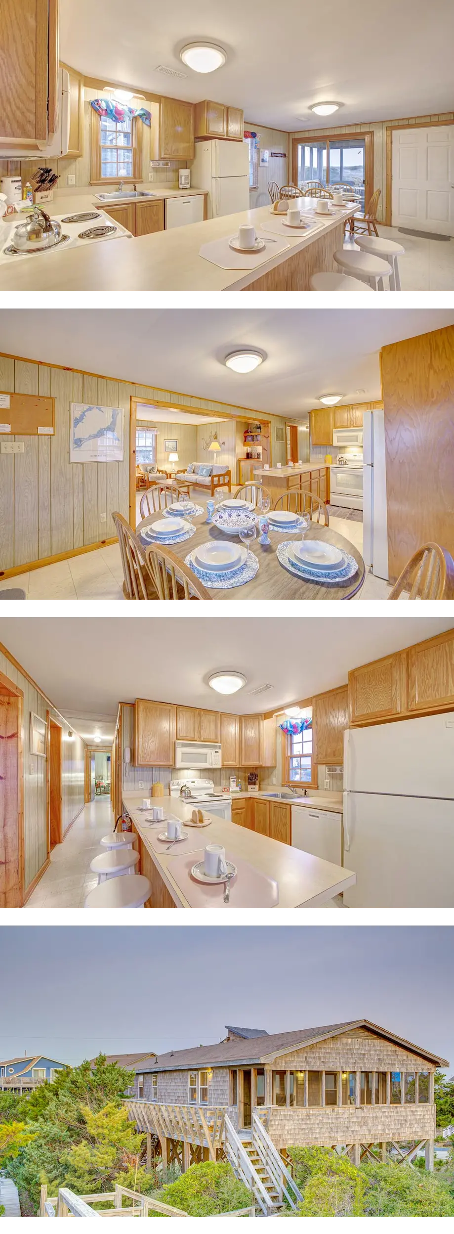 Ocean view home w/beach walkway, outdoor...