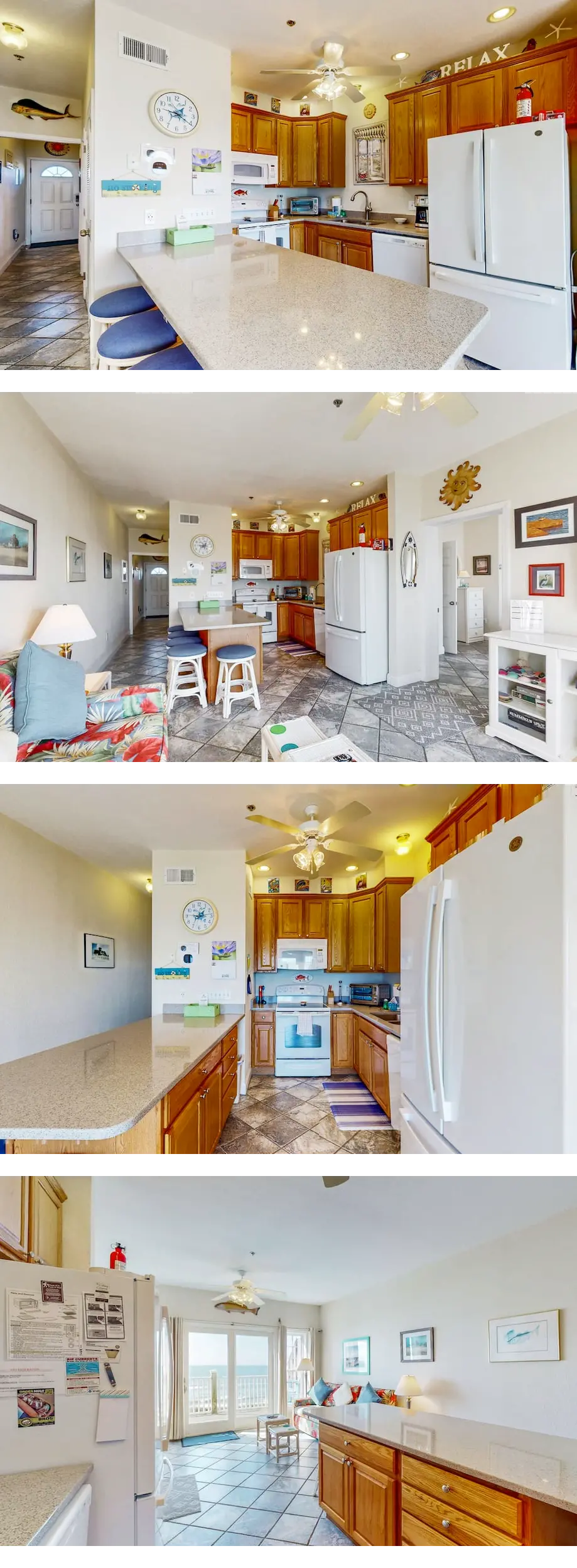 Sun-kissed beachfront condo with central...