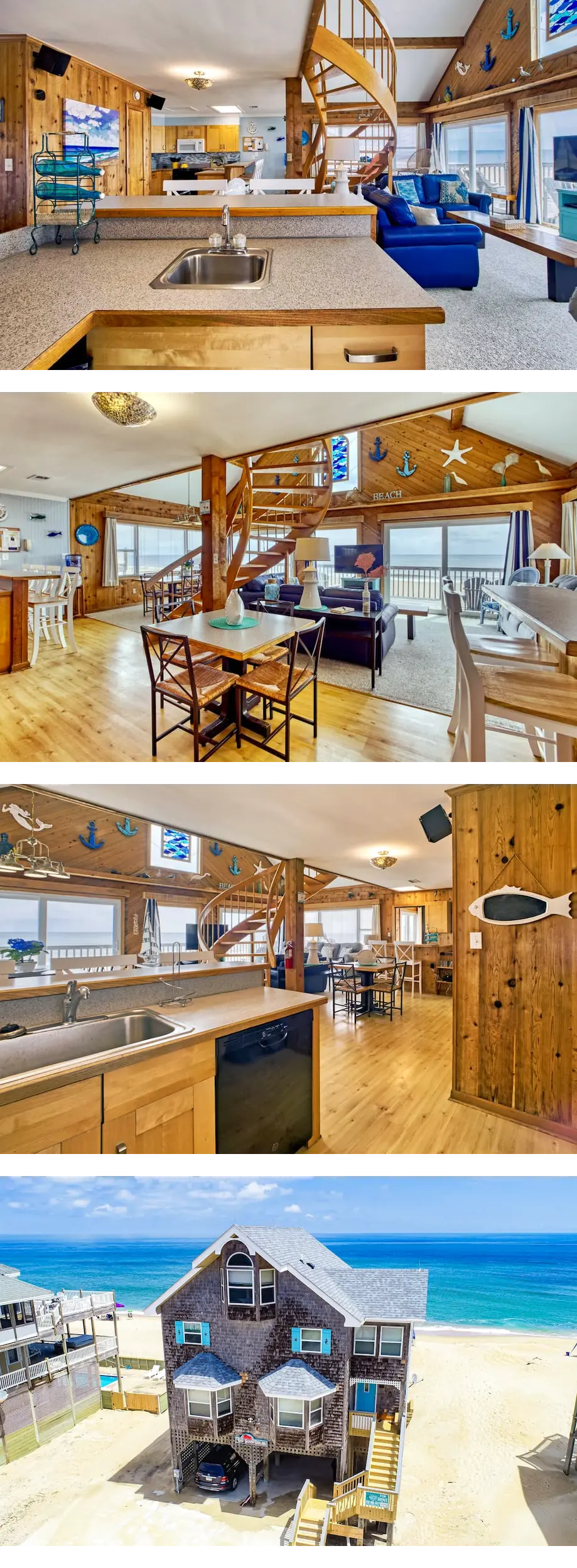 Bright & Roomy Beachfront House w/Privat...