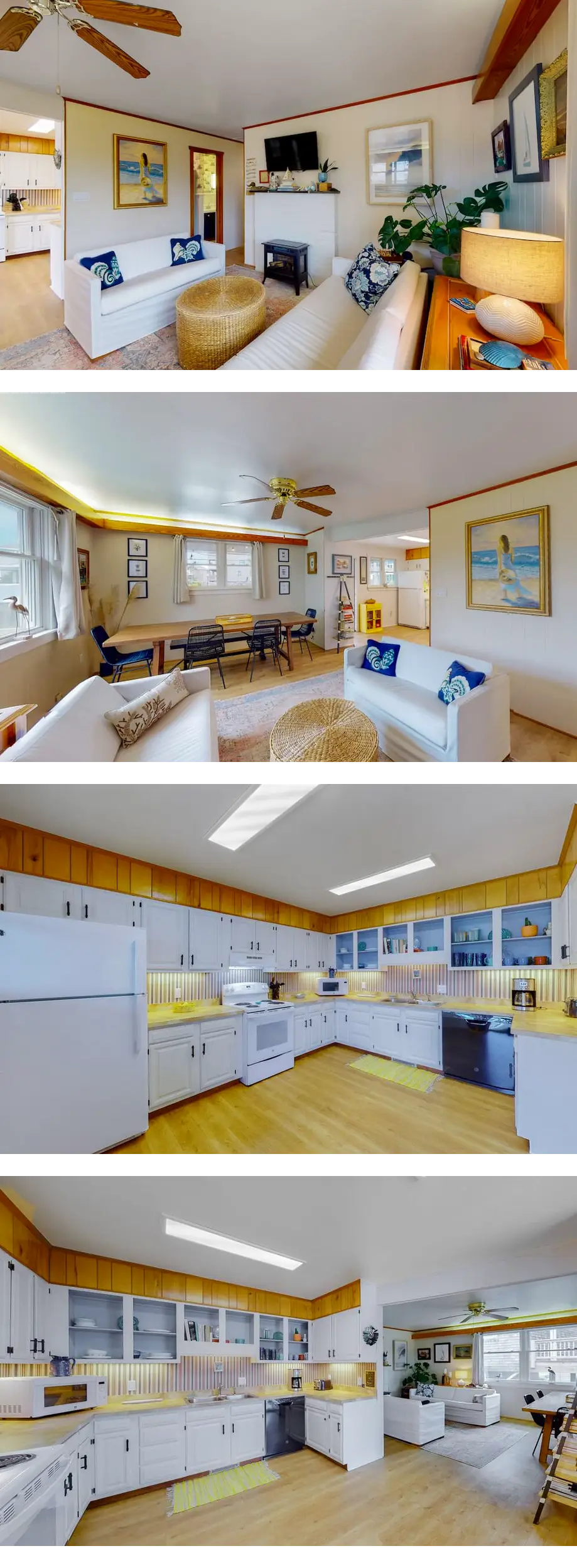 Charming oceanside beach cottage -  shor...