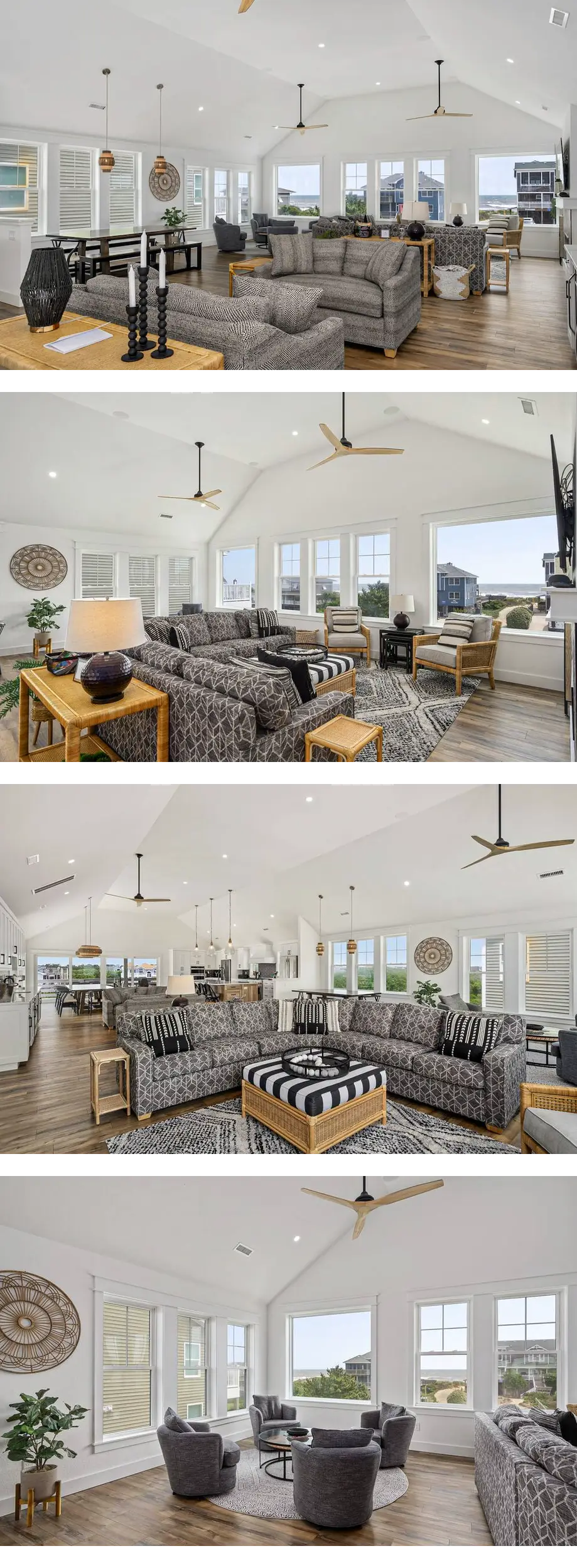 Stunning semi-oceanfront home feet from ...